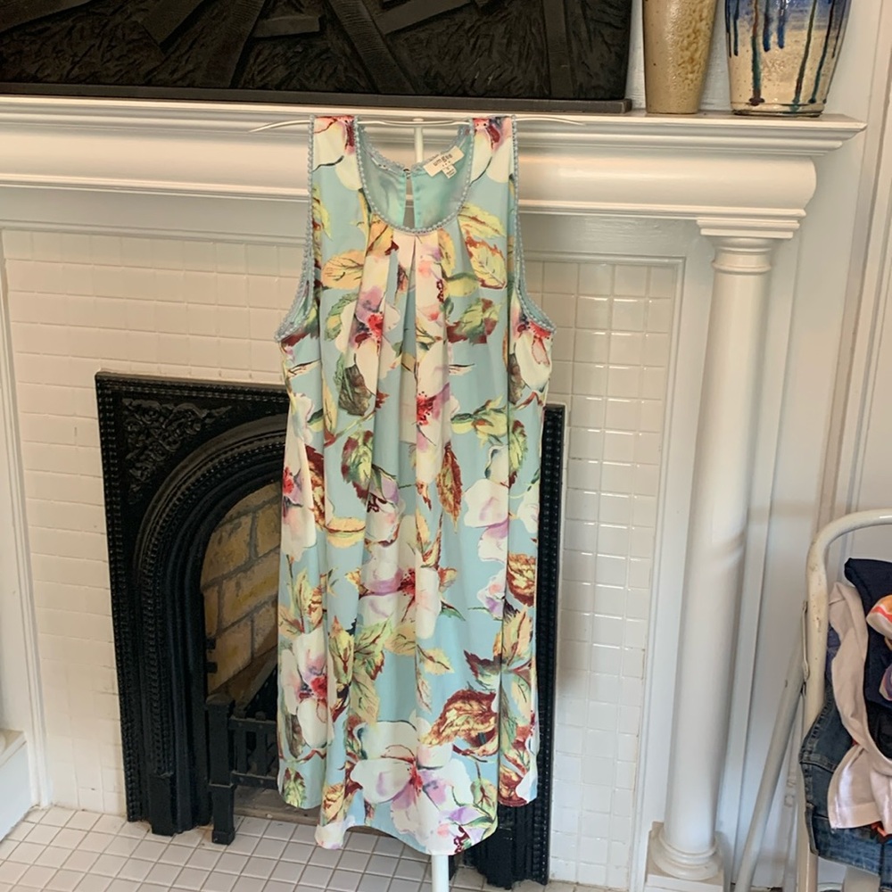 Umgee floral a line dress. Fully lined .worn a few times.‎